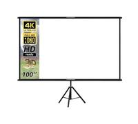 Movie Screen, Écran de projecteur avec Support Pliable, Blanc, Moins de Plis, 60, 84, 100, 120 Pouces, Doux, Double Face, for Home cinéma en Plein air(84 inch)