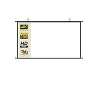 Movie Screen, Écran de projecteur Mural avec Lait râpé, 60 à 120 Pouces, Blanc, sans Plis, Angle de Vision de 160 °, for Home cinéma et intérieur(100 inch)