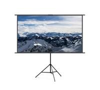 Movie Screen, Écran de Support Triangulaire Unique de 100 Pouces, Haute définition, for Home cinéma, Pliable, Portable, intérieur et extérieur, Universel