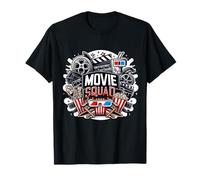 Movie Squad | Équipement de cinéma pour Les Amateurs de cinéma T-Shirt