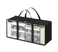Movie Storage Case - Dustproof Zippered Organizer, Moistureproof Protection | Video Game Media Disc Storage Organizers for Baseball Caps Clothes Living Room Bedroom Office Home