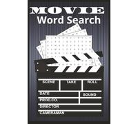 Movie Word Search: Fun and Exciting Easy to Read Print Puzzle Book about Cinema, Hollywood, Film and more | 6x9 inches, 110 pages | 50+ Puzzles ... Gift for Vacations, Holiday and Leisure