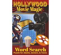 Movies Word Search Puzzle Book: Word Searches with Easy-to-Read Print about Movies, Cinema, Studio and More | 6x9 inches, 110 pages | 50+ Puzzles ... Gift for Vacations, Holidays and Free Times