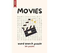 Movies Word Search Puzzle Book: Word Searches with Easy to Read Print about Movies, Hollywood, Actors and More | 6x9 inches, 110 pages | 50+ Puzzles ... Gift for Vacations, Holidays, Free Times,