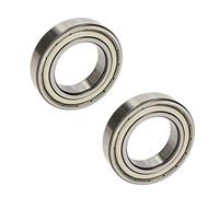 Movilideas 2 Roulements 6202-ZZ 15mm x 35mm x11mm Double scellés en acier/acier chromé Roulements à billes à gorge profonde