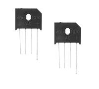 Movilideas - 2 unités pont redresseur de diode KBU1010 DIP-4 4 broches 1000 V 10 A