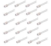 Movilideas - 25 diodes LED RVB 4,8 x 5 mm Changement automatique de couleur 2 broches haute luminosité