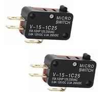 Movilideas - Micro interrupteur V-15-1C25 SPDT type bouton paquet de 2 fins de course (Micro)
