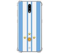 Movilshop Étui anti-choc pour Nokia 2.3 Coupe du Monde [ Monde Argentine 2022 ] Coin renforcé Silicone 1,5 mm d'épaisseur Flexible Transparent Bumper Gel TPU