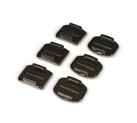 Fixations adhésives plates et incurvées Movin'CAM Noir pour tous modèles GO PRO