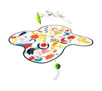 Moving Cat Toy 3 Speed Fun Interactive - Game with Sound Cat Exercise Toys