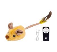 Moving Cat Toys | Handy To Clean Moving Automatic Cat Toys Mice - Easy To Use Squeaky Interactive Toy Stimulate Hunting Instincts, Remote Control Automatic Moviing Mice Pet Cats Toy For Indoor Cats