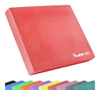 MOVIT Balance Pad Dynamic Base, 50 x 40 x 6 cm, Choix de Couleurs: 10 Couleurs, Rouge