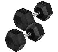 MOVIT Ensemble de 2 haltères courts Hexagone, 4-60 kg