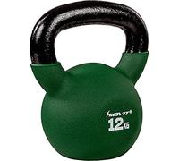 MOVIT Kettlebell Pro, haltère sphérique en Fonte avec revêtement en néoprène, 12 Variantes : 2 à 24 kg, testé au Niveau des substances nocives, haltère d'élan, 12 kg Vert foncé
