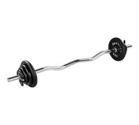 MOVIT SZ Curlset PRO - 26kg, Disques Poids en Fonte, Fermeture à Ressort - Set Musculation, Fitness, Gym
