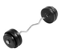 MOVIT SZ Set Curl - 55kg, au Choix Ensemble d'Haltères 65/95kg, Fermeture en Étoile - Kit Musculation, Fitness, Gym