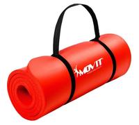 Tapis de gymnastique 183cm x 60cm x 1,0cm, couleur au choix - MOVIT - Couleur : Rouge - Taille : 183x60x1,0cm Rouge