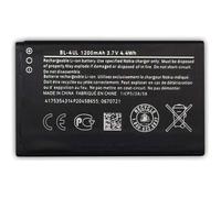 movitek® | Batterie pour NOKIA BL-4UL - NOKIA ASHA 225 / 230 / 3310 (2017) / RM-1011 / 1012 / 1126 / 1172 / TA-1030 | 1200mAh