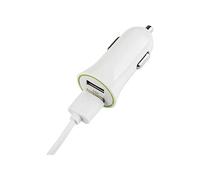 Movitel Dual Car Charger 2x Usb-A 3 100 Mah Blanc