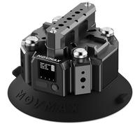 Movmax Support de caméra solaire électrique à ventouse pour voiture, rail OTAN en alliage d'aluminium avec trou ARRI et griffe, surveillance de la pression sous vide pour DSLR/GoPro/caméra d'action