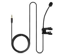 Movo ACM400 Microphone omnidirectionnel à col de Cygne Flexible pour Casque Motovlogging Moto Vlog Action Cam - Compatible avec GoPro Media Mod