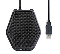 Movo Microphone USB de conférence MC1000 pour Ordinateur de Bureau et Portable avec Une portée de 180° / 6m Compatible avec Windows et Mac pour la dictée, l'enregistrement, Les téléconférences