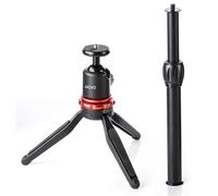 Movo Mini trépied Universel pour Appareil Photo avec Tige Extensible (MV-T1) tête réglable, Support de Voyage en Aluminium Robuste pour Appareil Photo Reflex numérique, sans Miroir, GoPro,