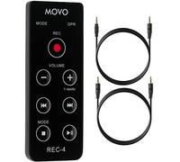 Movo REC-4 Télécommande filaire pour enregistreur numérique portable Zoom H2n, H4n Pro, H5 et H6 Compatible avec Sony M10, D50, D100