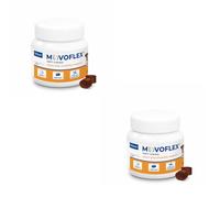 Movoflex Soft Chews | Pack Double | 2 x 30 pièces | pour Chiens de 15 kg à 35 kg | Complément Alimentaire pour Le Soutien de la santé articulaire | pour Le Maintien des Structures articulaires