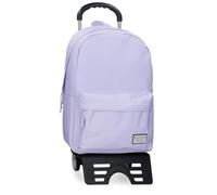 Movom Always on The Move Sac à Dos à roulettes pour Ordinateur Portable 15,6" Rose 31,5 x 45 x 15 cm Polyester