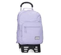 MOVOM Always on The Move Sac à dos d'école double compartiment avec chariot violet 31 x 42 x 13 cm Polyester