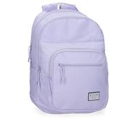 MOVOM Always on The Move Sac à dos scolaire double compartiment adaptable au chariot Violet 32 x 44 x 15 cm Polyester