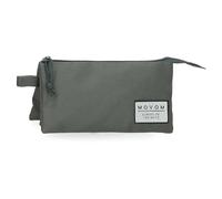 Movom Always on The Move Trousse Triple Verte 22 x 12 x 5 cm Polyester