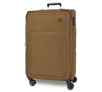 Movom Atlanta Large Champagne Valise 47x77x28 cm Soft Fermeture TSA 86L 4.2 kg 4 Doubles Roues