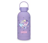 Movom Best Wishes Bouteille en Acier Inoxydable Violet 6,5 x 18,5 x 6,5 cm Acier Inoxydable