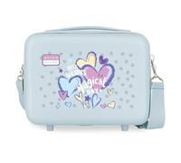 Movom Best Wishes Trousse de Toilette Adaptable Bleu 29x21x15 cm Rigide ABS 9.1L 0.8 kg