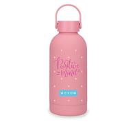 Movom Block Rose Bouteille en Acier Inoxydable 6.5x18.5x6.5 cm Acier Inoxydable