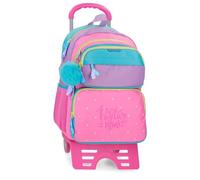 Movom Block Sac à dos scolaire double compartiment rose 32 x 45 x 19 cm Polyester 27,36 L