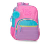 MOVOM Block Sac à Dos Scolaire Rose 30x38x12 cm Polyester 13,68L
