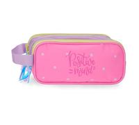 MOVOM Block Trousse Triple Rose 22x10x9 cm Polyester