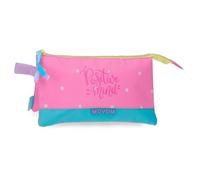 MOVOM Block Trousse Triple Rose 22x12x5 cm Polyester