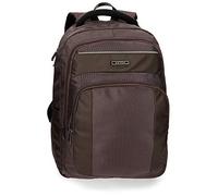 Movom Clark Sac à dos adaptable avec sortie USB pour ordinateur portable Marron 32x46x14,5 cms Polyester 17,3" 21.34L