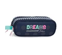 Movom Dreams Time Trousse Double Bleu 23 x 9 x 7 cm Polyester, Bleu, Trousse Double