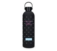 Movom Enjoy Bouteille en Acier Inoxydable Noir 7 x 26,5 x 7 cm Acier Inoxydable, Noir, Talla única, Bouteille en Acier Inoxydable