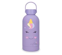 Movom Enjoy Bouteille en Acier Inoxydable Rose 6,5 x 18,5 x 6,5 cm Acier Inoxydable, Rose, Talla única, Bouteille en Acier Inoxydable