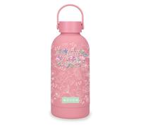 Movom Enjoy Bouteille en Acier Inoxydable Rose 6,5 x 18,5 x 6,5 cm Acier Inoxydable, Rose, Talla única, Bouteille en Acier Inoxydable
