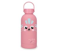 Movom Enjoy Bouteille en Acier Inoxydable Rose 6,5 x 18,5 x 6,5 cm Acier Inoxydable, Rose, Talla única, Bouteille en Acier Inoxydable