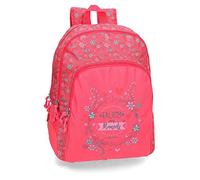 Movom Enjoy Sac à dos double compartiment adaptable au chariot Rose 33x44x13,5 cms Polyester 19.6L