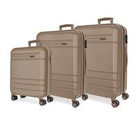 Movom Ensemble de valises de Cabine Galaxy en ABS, Un matériau Solide et léger, Combinaison latérale verrouillable sur la Valise pour Voyager en Toute sécurité, Bleu, 78 x 53 x 31 cm, Ensemble de